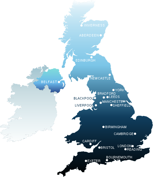 Map of the United Kingdom